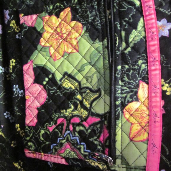 Marie Osmond Tote Bag Purse Marie Collection Giftcraft Quilted Floral Bag Unused - Picture 13 of 16
